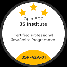 JSPa Certified Professional JavaScript Programmer specialization Front End Web Development